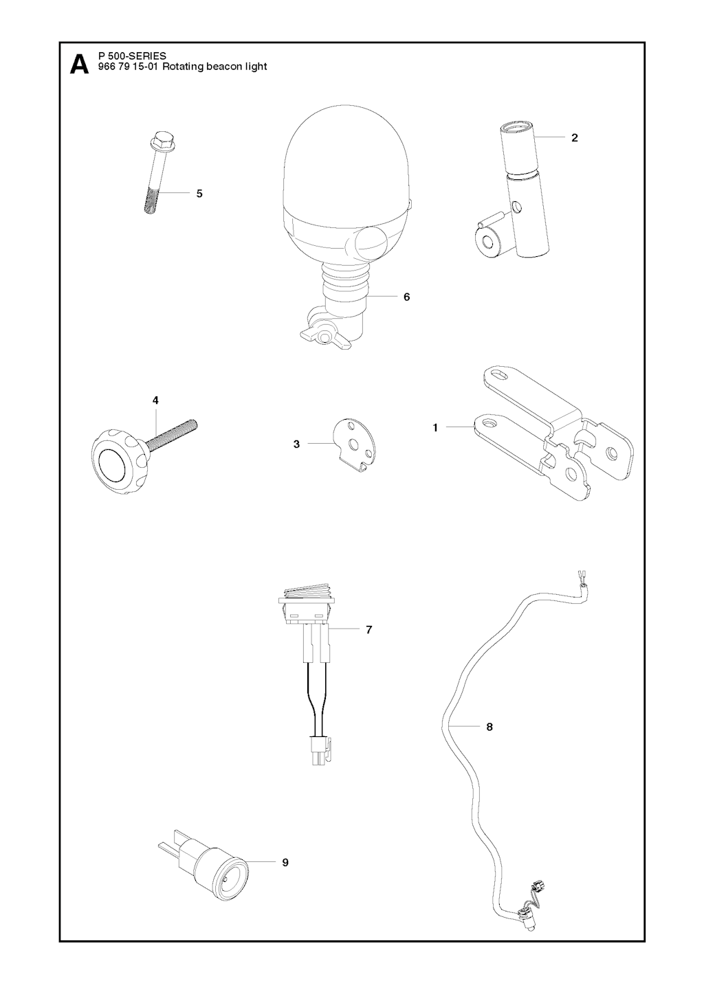 Explosionszeichnung Ersatzteile