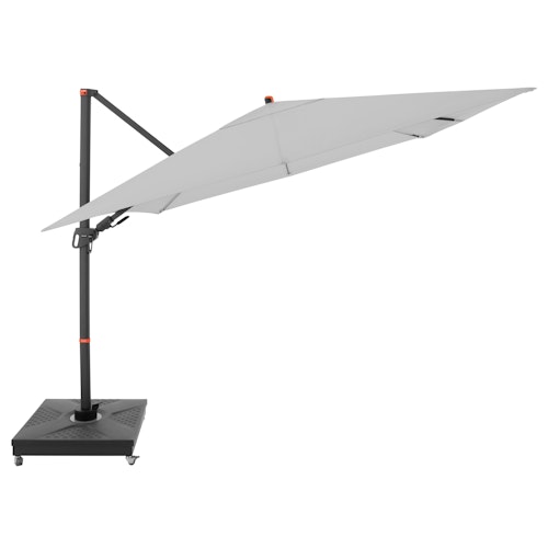 doppler Pendelschirm myZONE 280 x 280, Aluminium Anthrazit / 100 % Polyester 180 g/m²