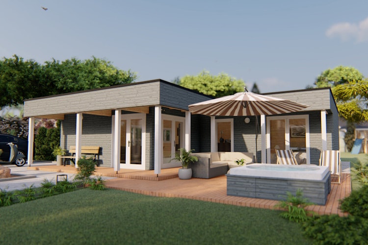 Wolff Finnhaus Ferienhaus Fiskars 101 - 68 mm