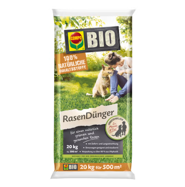 Compo Bio Rasendnger 20 kg fr 500 qm online kaufen