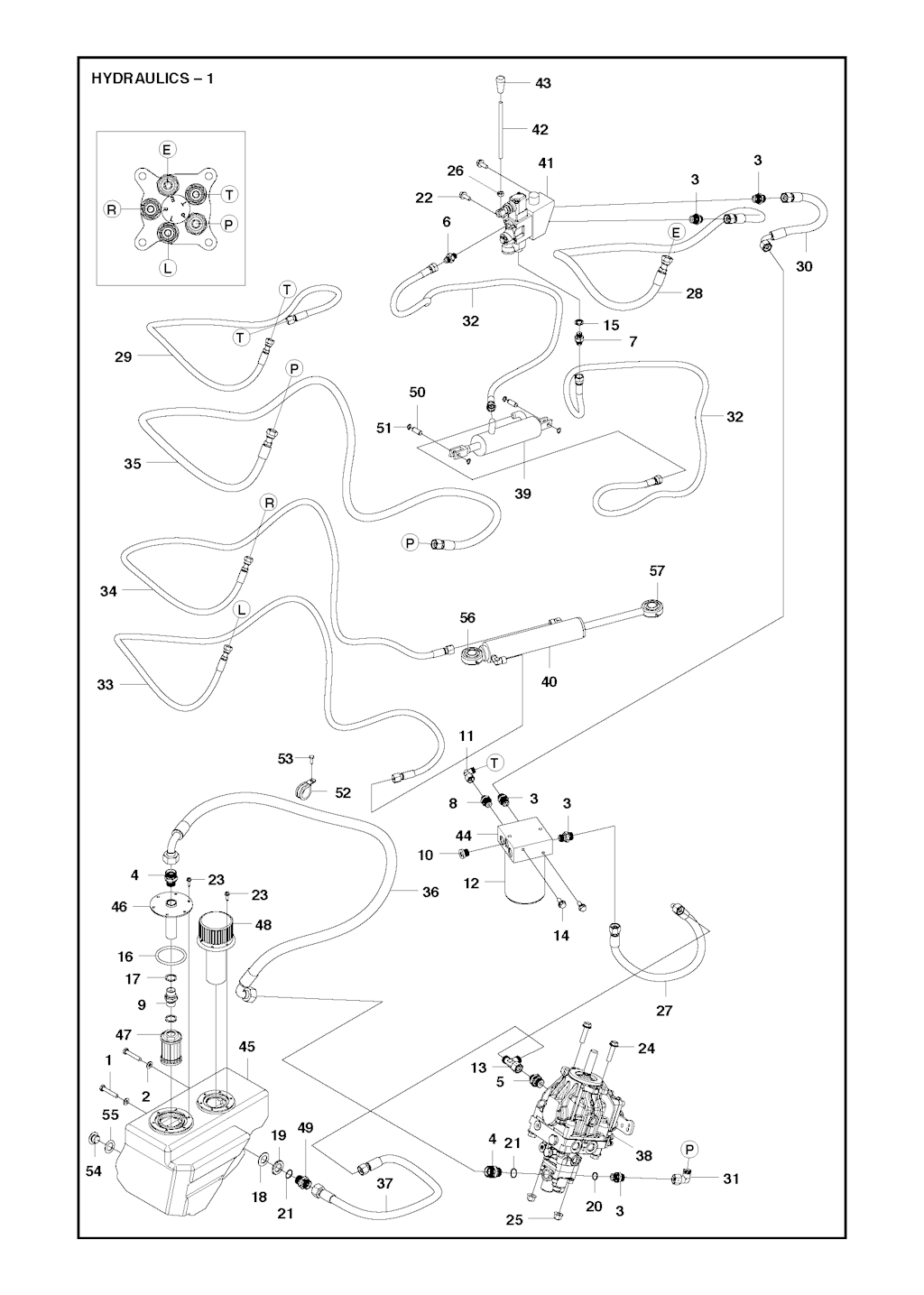 Explosionszeichnung Ersatzteile