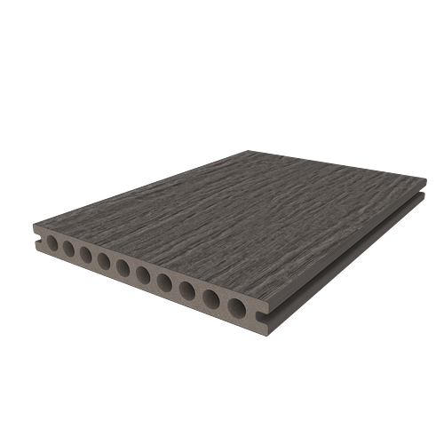 NewTechWood Gigante Vintage WPC-Terrassendiele Hohlkammer Silver Gray  23 x 210 mm