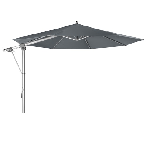 doppler Pendelschirm EXPERT 350, Aluminium Silber / 100 % Polypropylen 220 g/m²