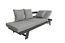 Vorschaubild Garden Pleasure Funktionssofa DONNA, Aluminium Schwarz / 100 % Polyester Grau