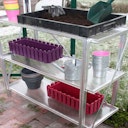 Vorschaubild KGT Universal Aluminium Regalsystem freistehend