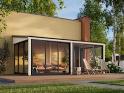 Palmako Glashaus Lumi 16,2 m² (Wintergartenanbau) - Slide Plus