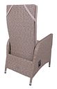 Vorschaubild Garden Pleasure Gartenmöbel Set BRAGA 02, Tisch 220 x 100 + 8 Sessel, Polyrattan / Akazie / Kissen 100 % Polyester