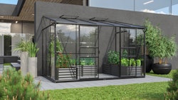 Vitavia Gewächshaus Osiris/Ida 6500 inkl. 2 Dachfenstern - 6,5 m²