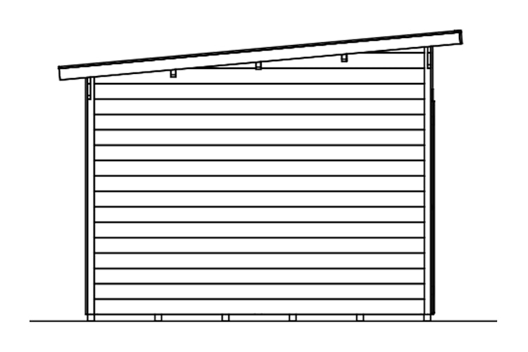 Skan Holz Gartenhaus Flex - 28 mm