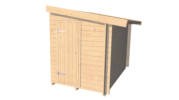 Weka Anbauschuppen für 28 mm und 45 mm Wandstärke