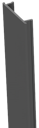 Vorschaubild GroJa Stecksystem Alu-Abdeckleiste, 300 cm für 7x7 u. 9x9er Pfosten