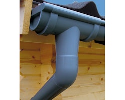 Kunststoff Dachrinnenset für Weka Designhaus 413 und 413 A