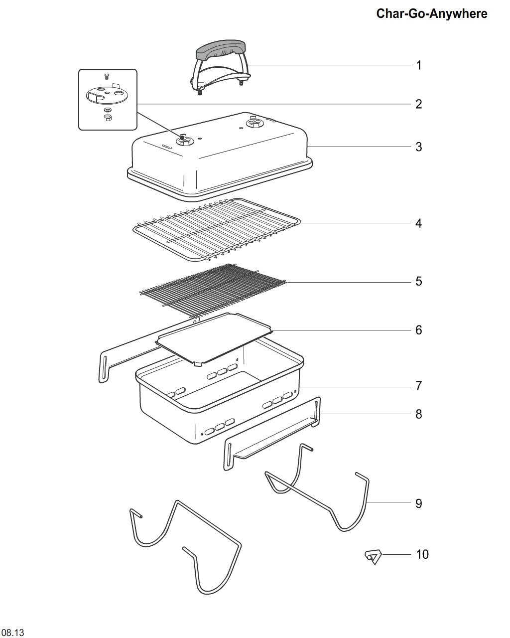 Explosionszeichnung Ersatzteile