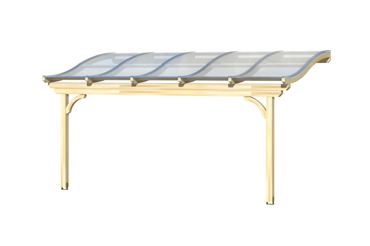 Skan Holz Terrassenüberdachung Verona o. Mittelpfosten Breite 541 cm