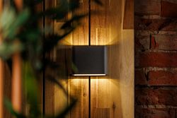 Garden Lights Wandleuchte Muro schwarz 230V