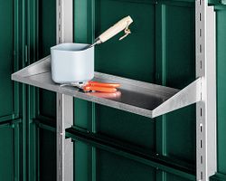 Hörmann Regalhalter-Set kurz für Gerätehaus EcoStar (2 Stück) 70,8 cm