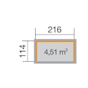 Vorschaubild Weka Brennholzlager 663 B kesseldruckimprägniert 19 mm