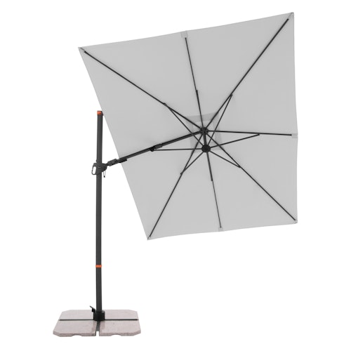 doppler Pendelschirm myZONE 240 x 320, Aluminium Anthrazit / 100 % Polyester 180 g/m²