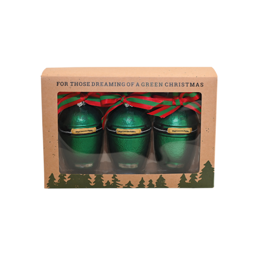 Big Green Egg Christbaumkugel Trio Mini Egg