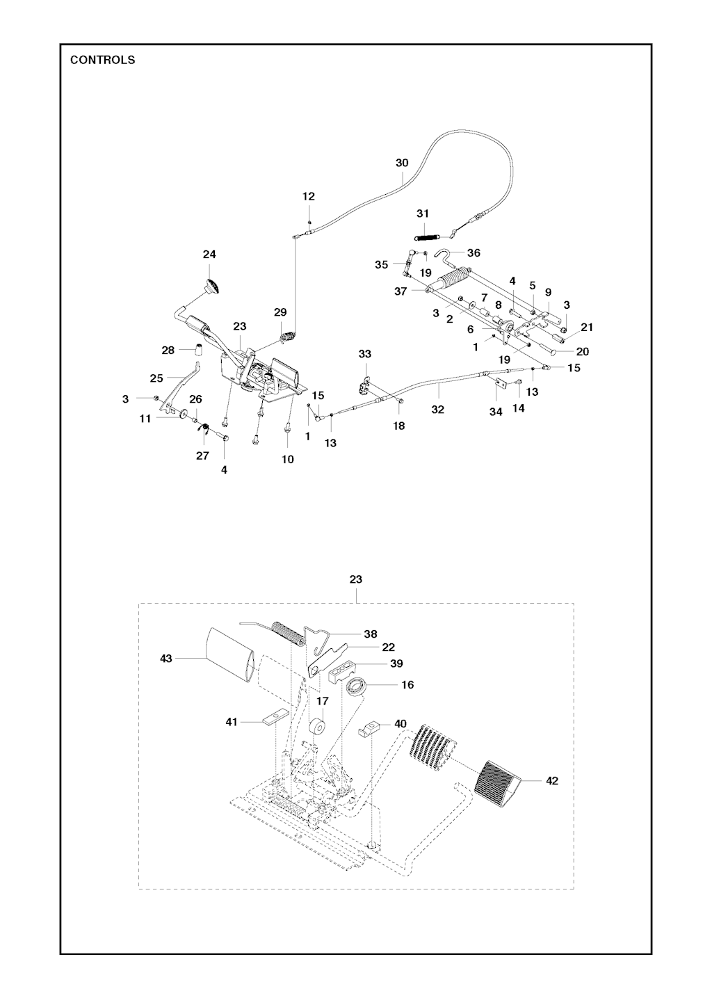 Explosionszeichnung Ersatzteile