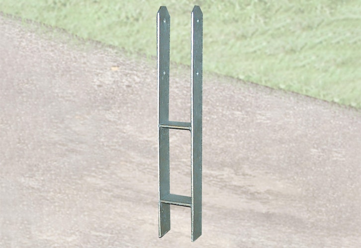 Weka H-Anker-Set für Carport Plus Gr. 2 und 3 (12 Anker für 9 x 9 cm Pfosten)