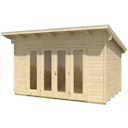 Vorschaubild Skan Holz 28 mm Gartenhaus Ostende 1