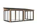 Vorschaubild Palmako Glashaus Lumi 16,2 m² (Wintergartenanbau) - Slide Plus