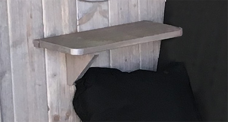 Weka seitliches Ablageset aus Holz für Bozen und Merano