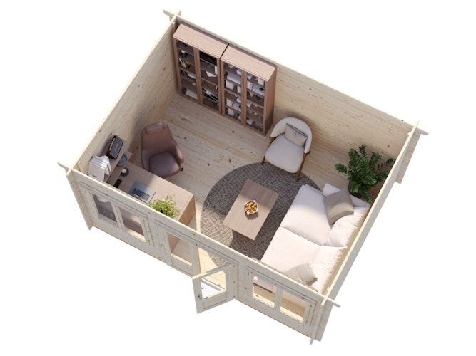 Palmako Gartenhaus Lisa 11,5 m² - 34 mm