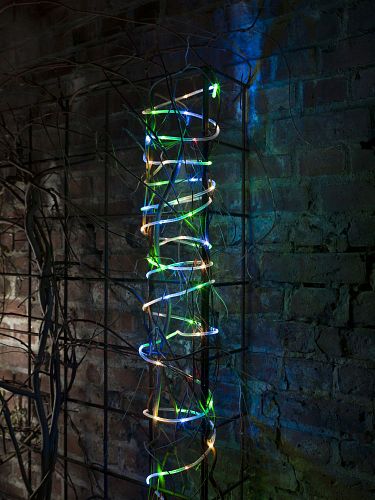 Konstsmide Weihnachtsbeleuchtung  LED Mini Lichterschlauch 65 bunte Dioden 5m