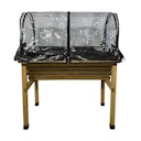 Vorschaubild Noor WallHugger S 0,75 mit Rahmen & PVC Cover,  Holz Natur