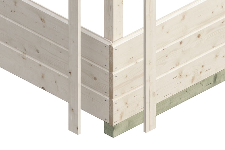 Skan Holz Gartenhaus Dilbeek - 28 mm