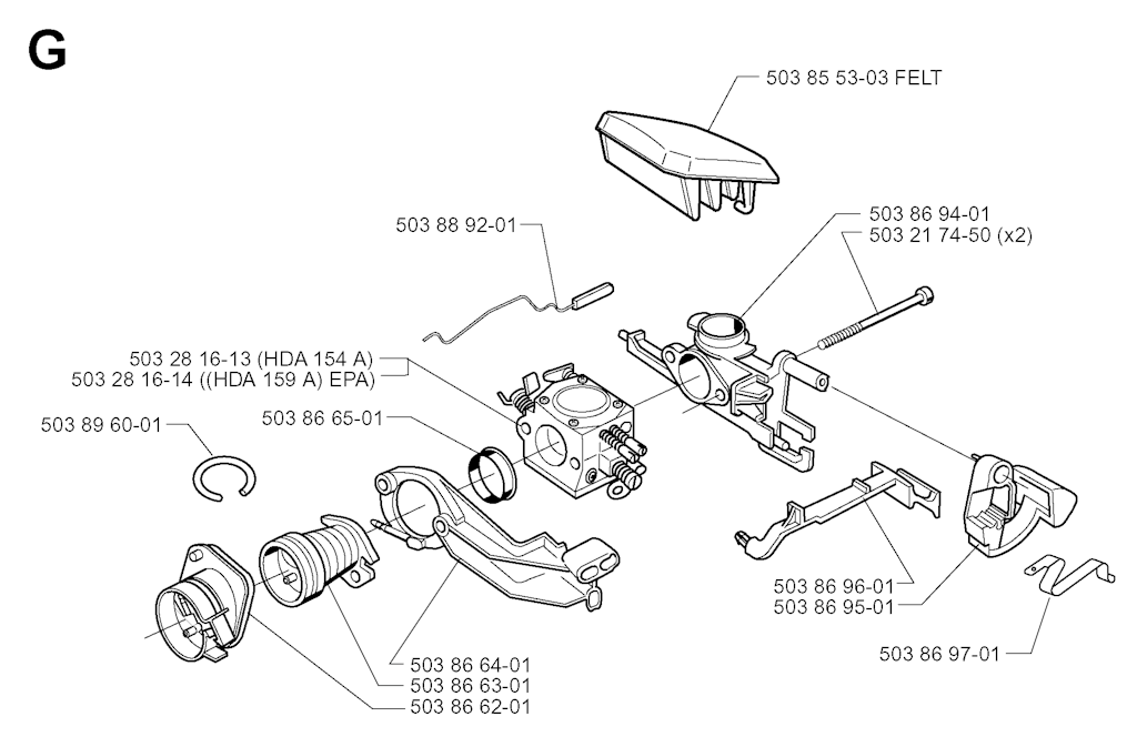 Explosionszeichnung Ersatzteile