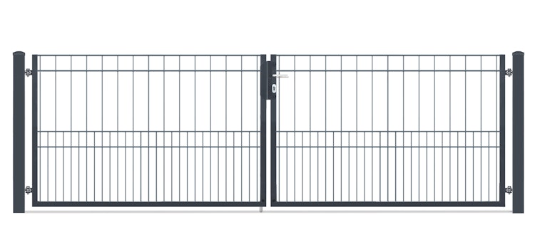 dz Flügeltor VARIO MILO Doppeltor -Verschiedene Höhen