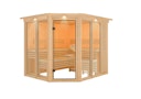Vorschaubild Karibu Sauna Ainur 3 Superior mit Eckeinstieg 68 mm inkl. gratis Sauna-Zubehörset im Wert von 234,94 €