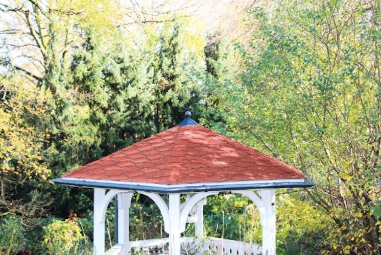 Skan Holz Metall Regenrinnen-Set für Pavillon Nice