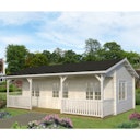 Vorschaubild Palmako Ferienhaus Sandra 25,6 + 11,1 m² - 44 mm