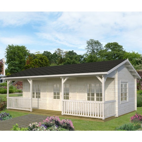 Palmako Ferienhaus Sandra 25,6 + 11,1 m² - 44 mm