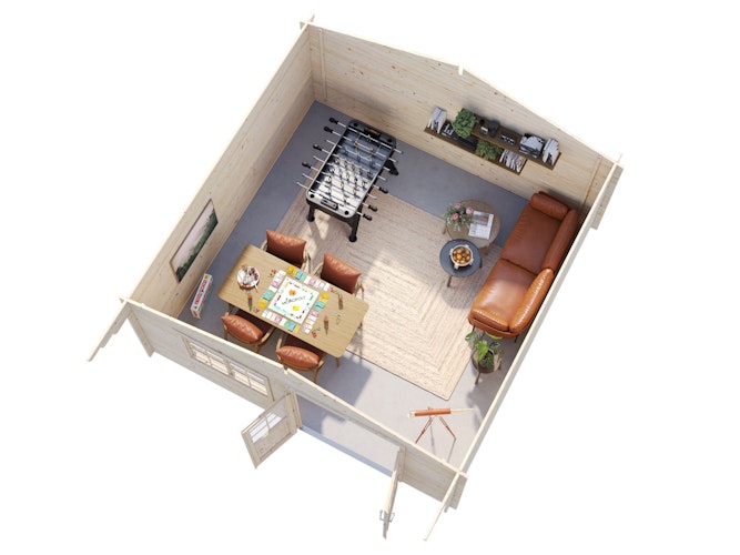 Palmako Gartenhaus Britta 22,3 m² - 40 mm