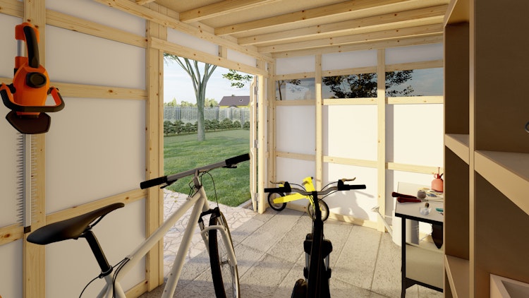 Bertilo Gartenhaus HPL 2 - 6 mm