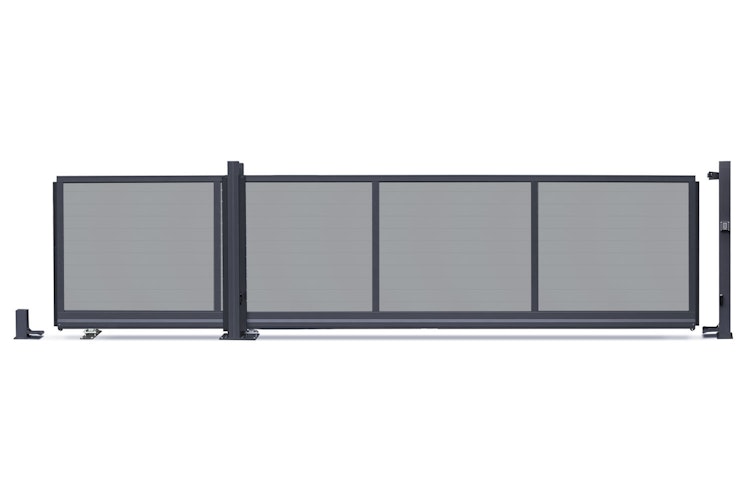 dz VIDUAL Slide Schiebetor Snap 140 x 20 mm Klickprofil