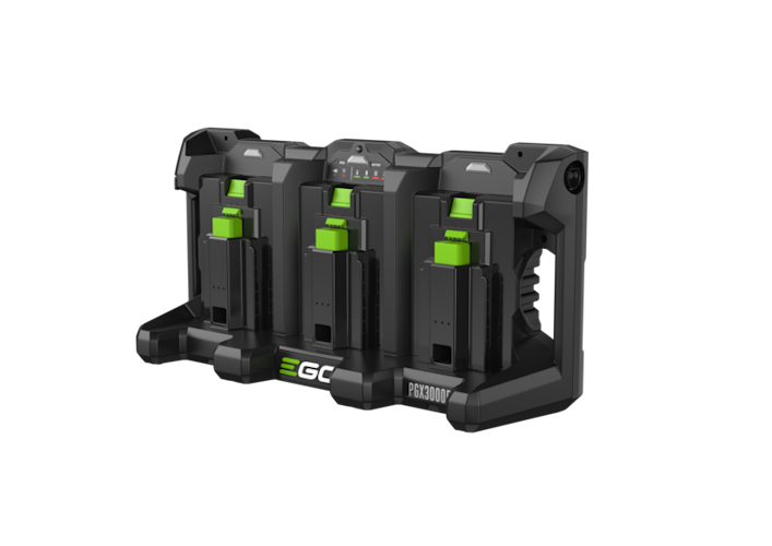 EGO Power Schnellladegerät PGX1601E-H Kit inkl. PGX1600E-H, PGX3000D, PGX1400PB  und HC2240T High-Capacity-Akku (40 Ah)