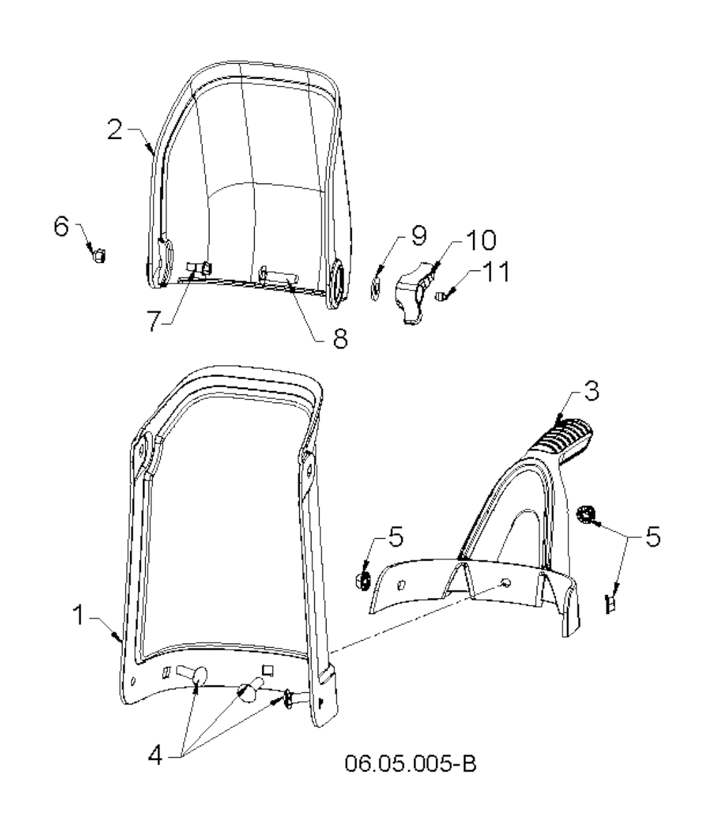 Explosionszeichnung Ersatzteile