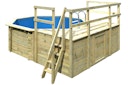 Vorschaubild Karibu Pool Modell 1 A/B/C/D - kesseldruckimprägniert inkl. gratis Sandfilteranlage & Pool-Starterset (Gesamtwert 418,99€)