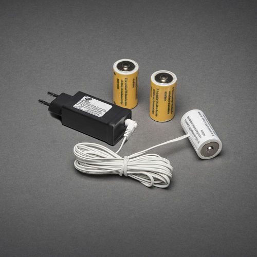 Konstsmide Weihnachtsbeleuchtung  Netzadapter für Batterieartikel 3 x C