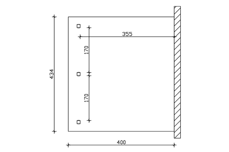 Skan Holz Terrassenüberdachung Bormio - Leimholz Aktionsangebot mit Dachplatten in bronze