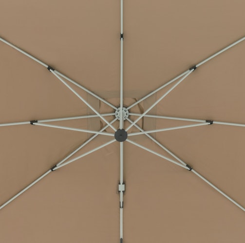 doppler Pendelschirm ACTIVE 350 x 260, Aluminium Grau / 100 % Polyester 200 g/m²