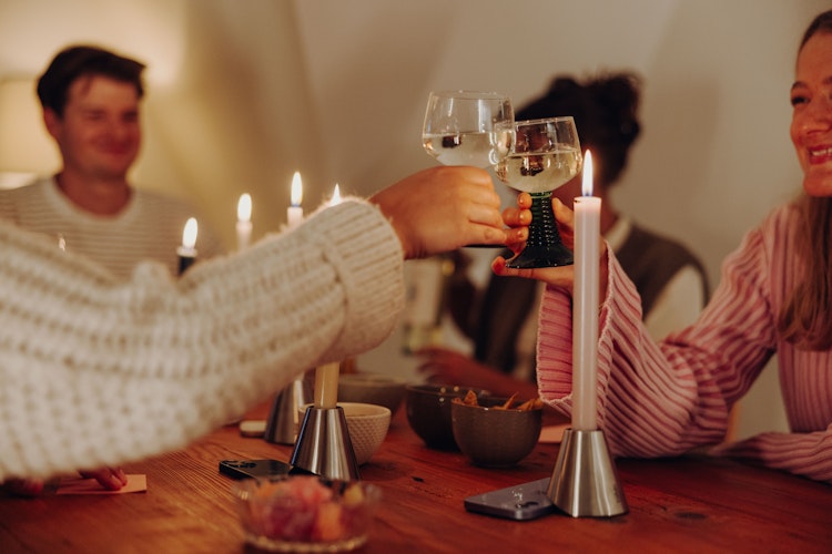 höfats Kerzenhalter Digi Detox silber