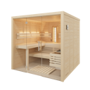 Vorschaubild Abverkaufsmodell Infraworld Sauna Solido Glas Complete 212 - 40 mm Multifunktionssauna inkl. 5-teiligem gratis Zubehörset