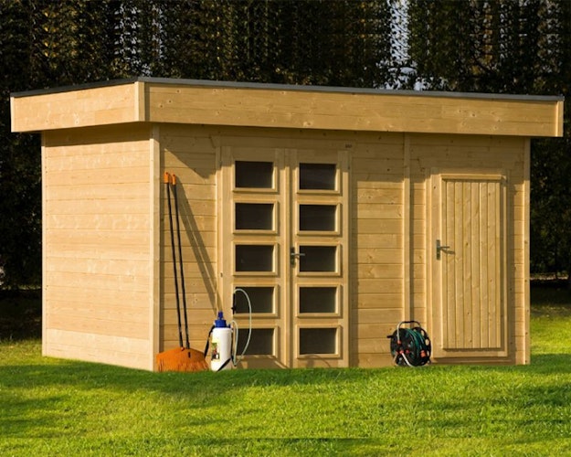 Skan Holz 28 mm Gartenhaus Venlo 3